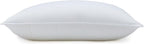 Amazon Basics Down Alternative Pillow for Back Side Sleepers, Medium Density, Standard Size, 26" x 20", 2-Pack, White