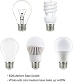 XiNBEi Lighting Table Lamp USB Desk Lamp with Fabric Shade, Modern Bedside Iron Lamp Brushed Nickel Finish for Bedroom Living Room & Office XB-TL1230-BN