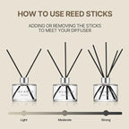 COCODOR Signature Reed Diffuser Set/Garden Lavender / 6.7oz /1 Pack/Home Fragrance Diffuser, Oil Scent Diffuser for Bathroom Shelf Decor