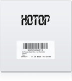 Hotop 30 Pcs Metal Drapery Curtain Rings 0.98/1.26/1.65 inch Interior Diameter and 30 Pcs Hanging Curtain Drapery Pin Hooks for Window Door Shower(32 mm,Black)