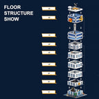 Skyscrapers Modular Building Blocks,Four Heroes Building Architecture Set -Collectible Display Toy with Adults, Sci-Fi MOC Construction Toy (6135pcs)