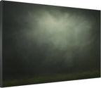 SIGNWIN 60"x72" Extra Large Framed Wall Art Moody Green Abstract Cloudscape, Minimalist Atmospheric Print for Home Living Room Bedroom Decor (Frame Assembly Required)