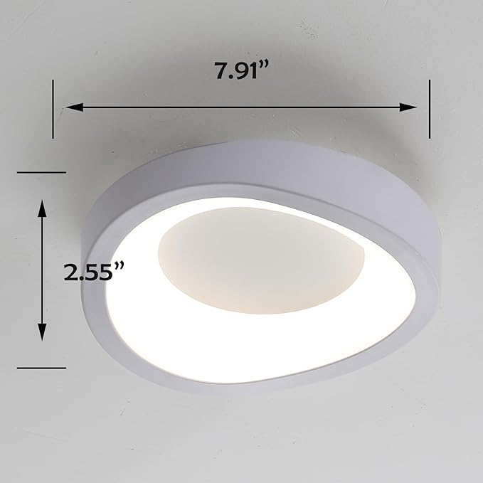 Led Flush Mount Ceiling Light Black Ceiling Light Fixture for Entryway Bedroom Hallway 4000k 10W