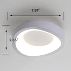 Led Flush Mount Ceiling Light Black Ceiling Light Fixture for Entryway Bedroom Hallway 4000k 10W