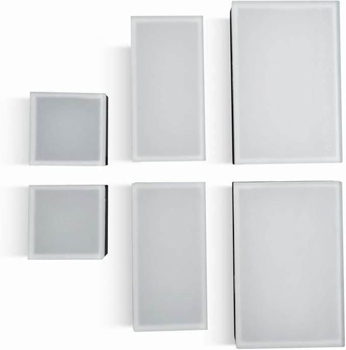 LUMENGY Paver Light 4×4 Inch (3.93 inch X 3.93 inch), Glare-Free 5000K Brick Lighting for Paver Driveways, Pathways, Patios & Garden, 12V Waterproof & Drive-Over Rated