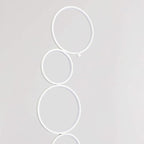 SomSom Modern LED Floor Lamp - Very High Brightness, Indoor Lamp - Living Room Standing Light - Alternative to Halogen - Built in Touch Dimmer - White