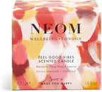 NEOM- Limited Edition Feel Good Vibes Candle |Mother's Day | Gift | Mandarin, Ylang Ylang & Jasmine (3 Wick)