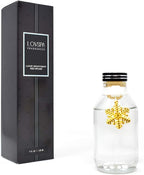 LOVSPA Reed Diffuser Set, Peppermint Bark Scented Oil Diffuser with Sticks, Home Fragrance Accessories for Bathroom Shelf Decor, Aroma Diffusers for Home or Office Desk, USA Made