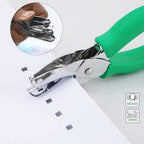 1/6 Inch Square Hole Punch for Handmade DIY Craft Paper, Perfect for Home, Office, Back to School Supplies