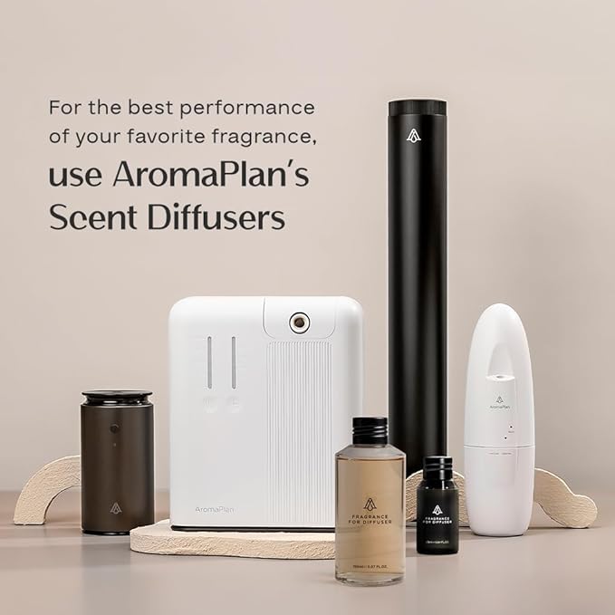 AromaPlan Hotel Scent Diffuser Oil Dark Tea 5 Fl Oz (148ml) –Luxury Hotel & Home Fragrance Oil - Non Toxic - Made in USA - Bigger Bottle, Bolder Aroma & Longer Lasting