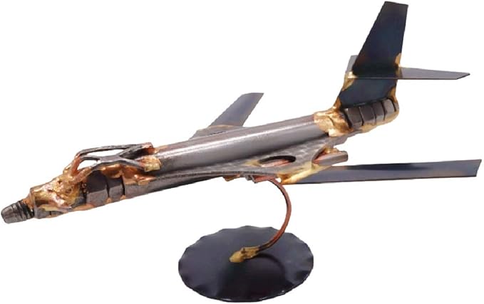 B1- Bomber Collectible Handmade Metal Art Figurine, Desk Accessories, Trophy, Boss Gift, Home Office Décor, Aircraft