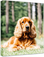 Personalized Photo to Canvas Print - Canvas Prints With Your Photos on Custom Wall Art for Bedroom, Living Room, Wedding Baby Pet Family Picture Framed Wall Art (28" W x 40" H)