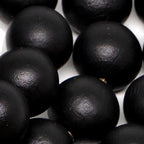 Boho Wood Decorative Beads & Tassel Garland Black