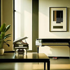 Piano Music Box with Bench and Black Case Musical Boxes Gift for Christmas/Birthday/Valentine's Day, Melody Spirited Away