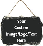 Personalized Custom Wooden Signs with Any Text Name for Home Door Man Cave Bar Family Farmhouse Decorative Home Kitchen Rustic Wall Decor