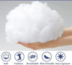 Bed Pillows (Queen Size) (Pillow Set of 2) Soft Down Luxurious Hotel Collection Gusseted Square Perfect Comfortable Soft Supportive Stomach Side Back-Sleepers Extraordinary Pain Relief