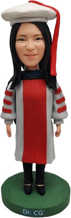 Customizing Bobblehead Figurine Personalized Sculpture Customized Photo bobblehead Doll, Birthday Gift, Gifts for mom and Friends, Corporate Gifts (One Person, 6.5 inches)