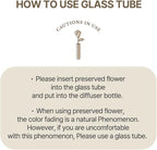 COCODOR Rose Flower Reed Diffuser/White Jasmine/6.7oz/1Pack / Home Fragrance Scent Essential Oil Stick Diffuser for Bedroom Bathroom Home Décor