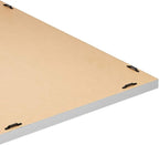 Amazon Basics Rectangular Wall Mount Mirror 20" x 28", Standard Trim, Nickel