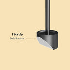 YUMORE Stainless Steel Black Candle Holders Candlestick 6 Packs Tall Taper Pillar Stable Base Stand Holders for Dining Table Wedding Centerpiece Decorations