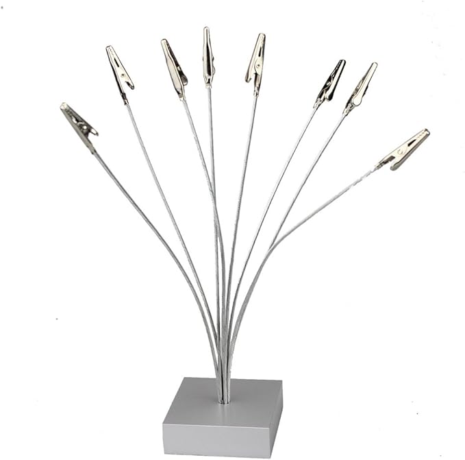 Cube Base 8-Branch Tree Style Memo/Card/Paper/Photo Holder Table Number Holder for Wedding Party