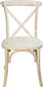 EMMA + OLIVER 2-Pack Lime Wash X-Back Chair