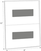 Magnetic Picture Frames for Refrigerator 8x10 Inch, Magnetic Photo Holders for Fridge, 3 Pack Acrylic Magnetic Picture Frame for Displaying Frames,Children Artworks