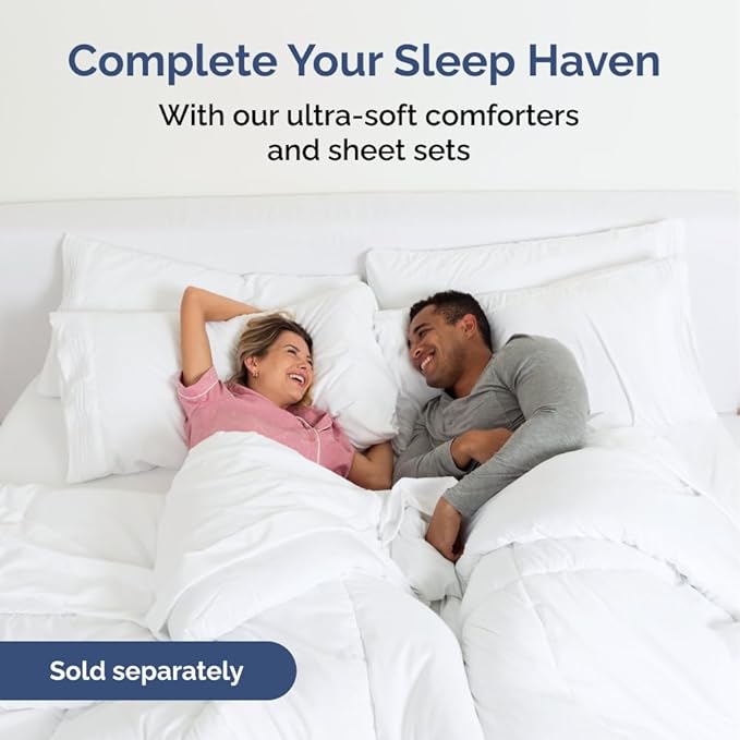 Wrap Around Dust Ruffle Bed Skirt - Red - for Queen Size Beds with 12 Inch Drop - Easy Fit Elastic Strap - Adjustable Pleated Bedskirt w/Brushed Fabric - Wrinkle Free - for Women, Men, Kids & Teens