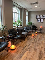 Himalayan Secrets® Salt Dome Lamp | for Warming Up Hands and Feet (9" Diameter)