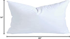 MoonRest® 14x26 Inch Synthetic Down Alternative Rectangle Pillow Insert Form Stuffer for Sofa Shams, Decorative Throw Pillow, Cushion and Bed Pillow Stuffing - Hypoallergenic 14” X 26”