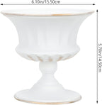 Vintage vase Iron urn Planter Decorative Table Front Porch urns House Plants Indoors Live urn Pot Outdoor Plant Pot Creative Flower Container Small Succulents Wrought Iron