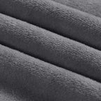 PrinceDeco Sectional Couch Covers 3 Pieces Velvet Sofa Covers L Shape Soft Couch Covers for Sectional Sofa Corner Sofa Cover Couch Cover for Dogs Washable (2 Seater + 1 Chaise,Grey)