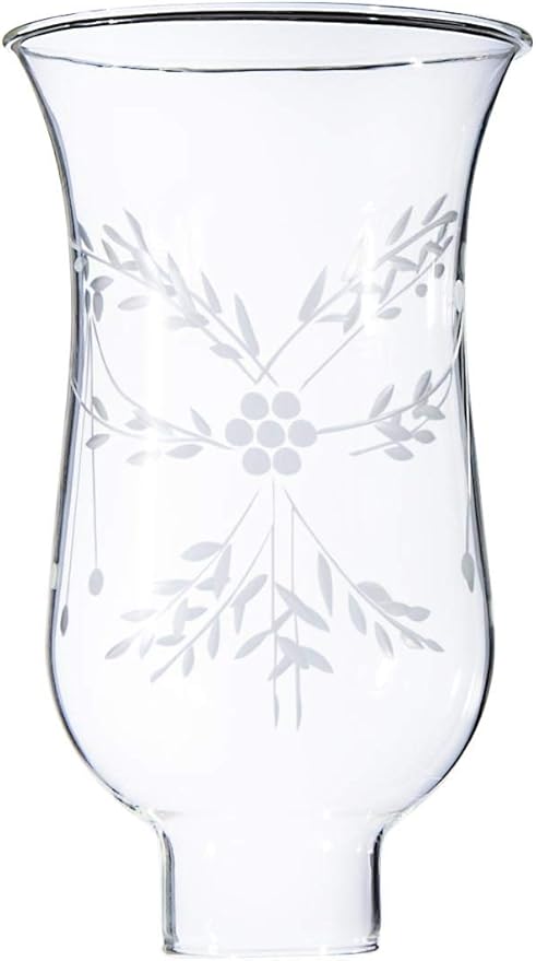 B&P Lamp Small 1 5/8 Inch by 6 1/2 Inch Cut Flower Hurricane Shade