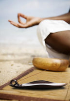 9" Length Incense Stick Holder with 3 Holes, White Porcelain Incense Tray Ash Cather for Spa, Meditation Room, Yoga, Home, Office (Brown)