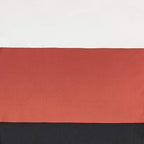 Amazon Basics Full/Queen Comforter Set with Plaid, Striped Sheets, 7-Piece Red Simple Stripe Bedding, Lightweight Microfiber Bed-in-a-Bag