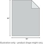 YnM Chunky Throw Blanket, Medium-Weight, Hand Knitted, Skin Friendly, Ventilated and Breathable, Machine Washable, Home Décor Piece for Couch, Sofa and Bed (Charcoal Grey, 60x80 Inch)