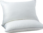 Pillows, Hotel Collection Bed Pillows for Sleeping, Standard Queen King Size Pillows, Down Alternative Pillow, Ideal for Back, Stomach or Side Sleepers (King (U.S. Standard))