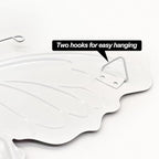 Oraytteo Metal Butterfly Outdoor Wall Decor - 4 Pack 9.8in Metal Butterflies Fence Art Decoration, Indoor Outdoor Patio Backyard Garden Decorations, Gift for Mom Dad Friends