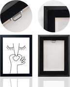 Framed Black and White Bathroom Wall Decor Funny Bathroom Wall Art Bad Smell Humor Canvas Print Artwork for Washroom Sign Decor