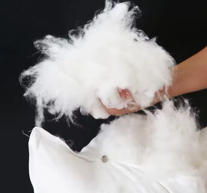MoonRest® - Fiberfill - Synthetic Down Alternative Polyester Stuffing for Pillow Insert Form, Sofa Shams Stuffer, Decorative Throw Pillow, Cushion and Bed Pillow - Hypoallergenic