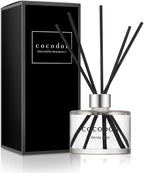 COCODOR Signature Reed Diffuser Set/Woody Hotel / 6.7oz /1 Pack/Home Fragrance Diffuser, Oil Scent Diffuser for Bathroom Shelf Décor