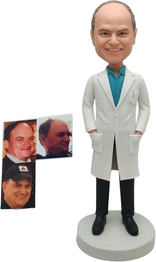 Customizing Bobblehead Figurine Personalized Sculpture Customized Photo bobblehead Doll, Birthday Gift, Gifts for mom and Friends, Corporate Gifts (One Person, 6.5 inches)