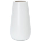 D'vine Dev 12 Inch White Elegant Oval Ceramic Vase for Flowers, Home Décor Vase with Design Box, VS-LD-C-4