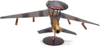 AWACS Plane Collectible Handmade Metal Art Figurine, Desk Accessories, Trophy, Boss Gift, Home Office Décor, Airplane