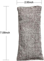 12 Packs Natural Air Purifying Bag, Shoe Deodorizer and Odor Eliminator, 100% Natural Activated Bamboo Charcoal Non-Toxic, (75g Each Pack)