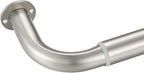 Room Darkening Curtain Rod, Wrap Around Design, Extra-Thick 1-Inch Diameter Single Drapery Rod, Extendable Metal Rod Set for the Blackout Curtains and Sheer (Satin Nickel, 28-48")