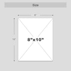 SIGNWIN Adhesive Canvas Poster Tropical Mid-Century Modern Hawaiian Geometric Print Abstract Shapes Illustrations Minimalism Decorative Rustic Cozy Zen for Living Room, Bedroom, Office - 8"x10"x 4