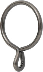 Ivilon Drapery Eyelet Curtain Rings - 1.7" Ring for Curtain Hook Pins, Set of 14 - Pewter