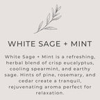 River Birch White Sage + Mint Scented Linen and Room Spray | Home Fragrance | 4 oz Glass Amber Bottle | Luxury Signature Scent | Handmade in Texas
