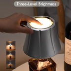 WILIT Wireless Bottle Lamp for Liquor Bottles, Dimmable Cordless Table Lamp Shades, Battery Operated Night Light for Bedroom, Home Bar Decor, Living Room, Dinning, Party, Women Gifts, Men Gifts